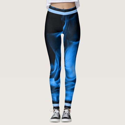 Leggings Sapphire Blue Flame (Devant)