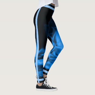 Leggings Sapphire Blue Flame