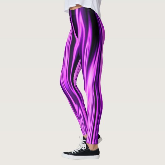 Leggings Satin pourpre...... (Gauche)
