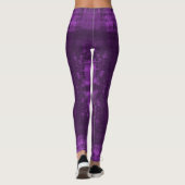 Leggings Satin violet pourpre (Dos)