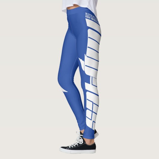 Leggings satomi sport automobile "satomi angel blue (Gauche)