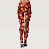 Leggings Saucisses et motifs de viande (Dos)