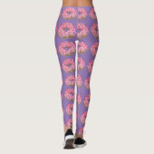 Leggings Saupoudrer de noix de muscade rose givrée (Dos)