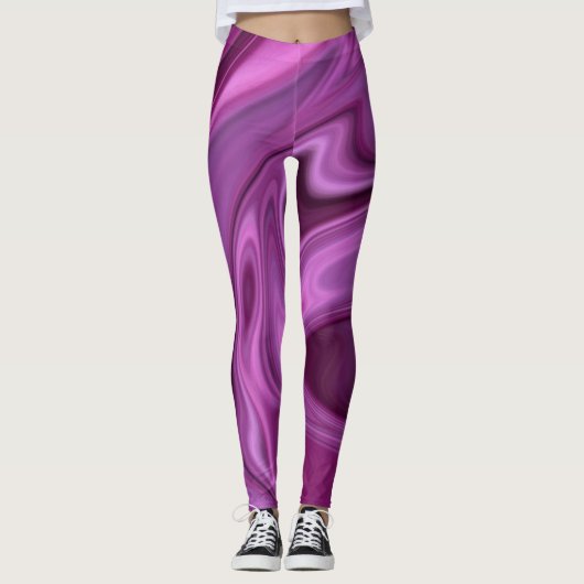 Leggings Sauvage dans le pourpre (Devant)