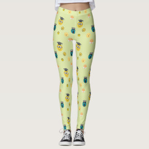 Leggings Savant drôle, émoticônes paniquées