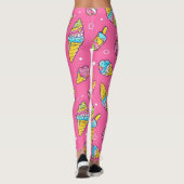 Leggings Saveurs de glaces d'été (Dos)