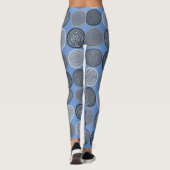 Leggings Scandinavian Circle Dots Mandala Pattern 3 (Dos)