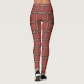 Leggings Scarlet Gridlock™ - Origine textile MaelstroMedia (Dos)