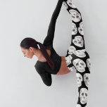Leggings Scary Scull Black & White Pattern<br><div class="desc">Scary Scull Black & White Pattern</div>
