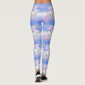 Leggings Scène de la forêt Princesse Unicorn (Dos)