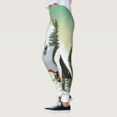 Leggings Scène des neiges de Noël (Gauche)