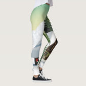 Leggings Scène des neiges de Noël (Droite)