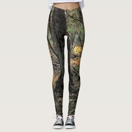 Leggings Scène forestière d'automne (Devant)