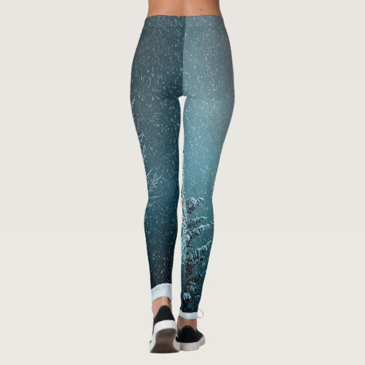 Leggings Scène hivernale (Dos)