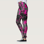 Leggings Scène rose Grunge enfant (Gauche)