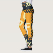 Leggings Schawl Design : Carré indien Batik. (Gauche)