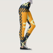 Leggings Schawl Design : Carré indien Batik. (Droite)