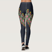 Leggings Schéma floral hongrois (Dos)