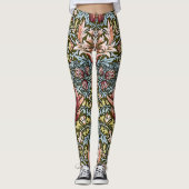 Leggings Schéma floral William Morris Snakeshead (Devant)