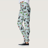 Leggings Schnauzer de Noël (Gauche)