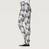Leggings Schnauzer Miniature Laisser neiger Noël (Gauche)