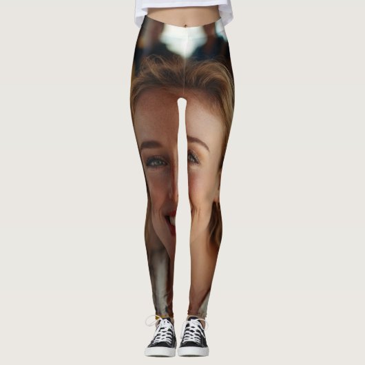 Leggings School Bus Driver Photo Customize (Devant)