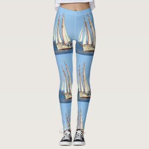 Leggings schooner blanc de voile