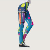 Leggings Scientifique Fou Coloré Science Funky Lumineux (Droite)