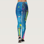 Leggings Scientifique Fou Coloré Science Funky Lumineux (Dos)