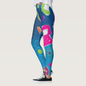 Leggings Scientifique Fou Coloré Science Funky Lumineux (Gauche)