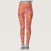 Leggings Scooby-Doo | Funky Flower Motif (Devant)