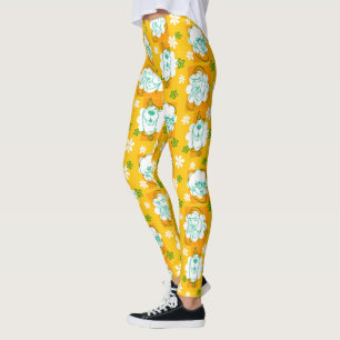 Leggings Scooby-Doo Modèle floral de caractère