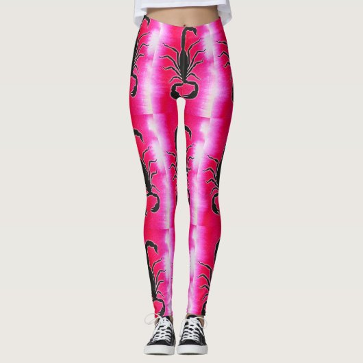 Leggings scorpio rose (Devant)