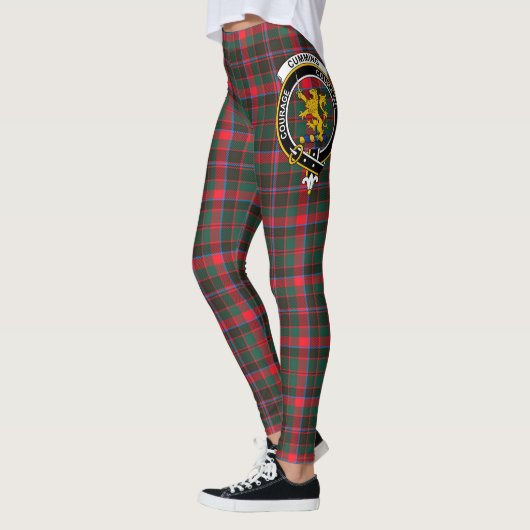 Leggings Scotstee Clan Cumming Chasse Moderne Crest Tartan (Gauche)