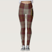 Leggings Scotstee Clan Cunningham Burgundy Dancers Crest (Devant)