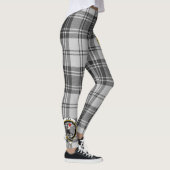 Leggings Scotstee Clan Glen Gris Crest Tartan Femmes Leging (Droite)