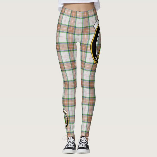 Leggings Scotstee Clan Grant d'Auchétroite Crest Tartan (Devant)