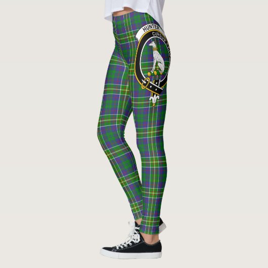 Leggings Scotstee Clan Hunter de Hunterston Crest Tartan (Gauche)