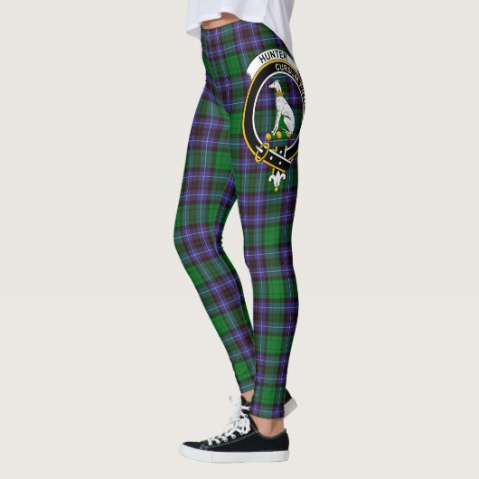 Leggings Scotstee Clan Hunter de Peeblesshire Crest Tartan (Gauche)