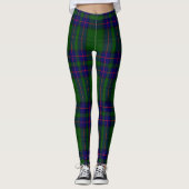 Leggings Scotstee Clan Lockhart Moderne Tartan Femmes Legin (Devant)