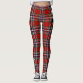 Leggings Scotstee Clan MacFarlane Red Crest Tartan Femmes (Devant)