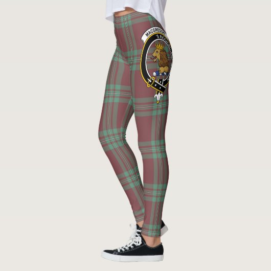 Leggings Scotstee Clan MacGregor Chasse Crest antique (Gauche)