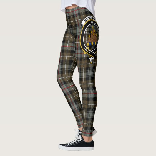 Leggings Scotstee Clan MacKenzie Patiné Crest Tartan (Gauche)