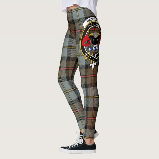 Leggings Scotstee Clan MacLeod De Harris Patiné Crest (Gauche)