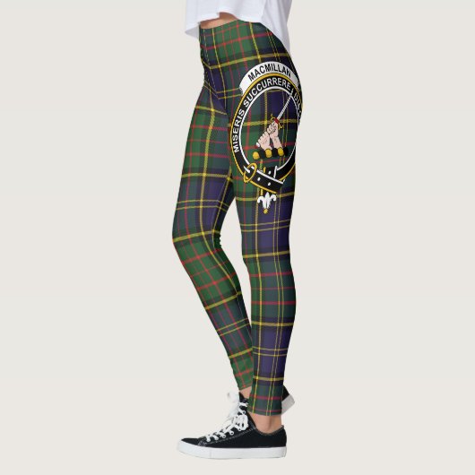 Leggings Scotstee Clan MacMillan Chasse ModernCrest Tartan (Gauche)