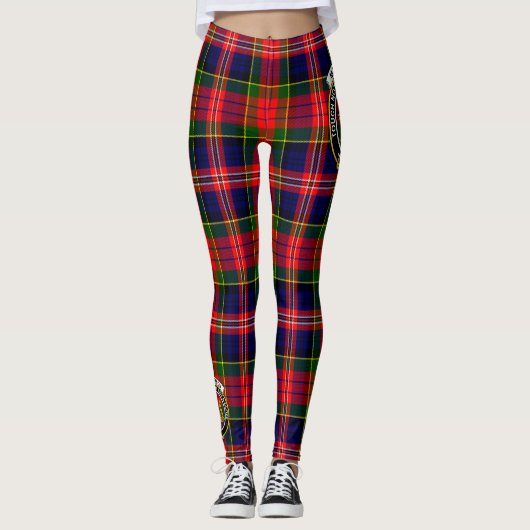 Leggings Scotstee Clan MacPherson Ancient Crest Tartan (Devant)