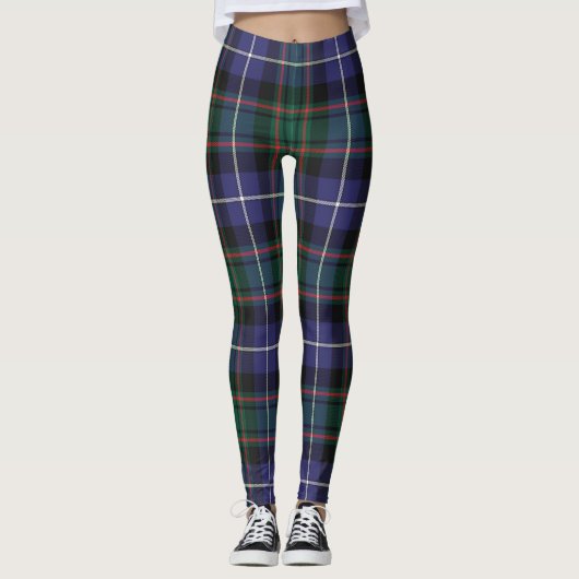 Leggings Scotstee Clan MacRae Chasse Tartan antique moderne (Devant)