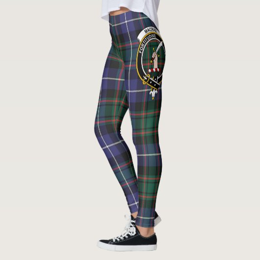 Leggings Scotstee Clan MacRae Chasse Tartan Crest moderne (Gauche)