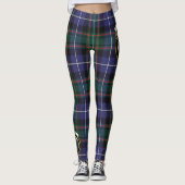 Leggings Scotstee Clan MacRae Chasse Tartan Crest moderne (Devant)