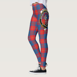 Leggings Scotstee Clan McKerrell Red Crest Tartan Femmes